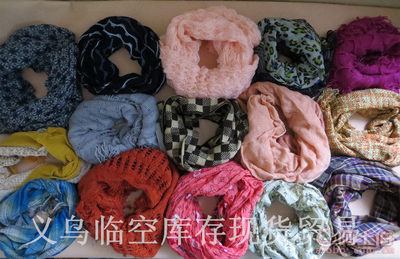 临空地摊围巾，2017春季热卖的5元时尚商机